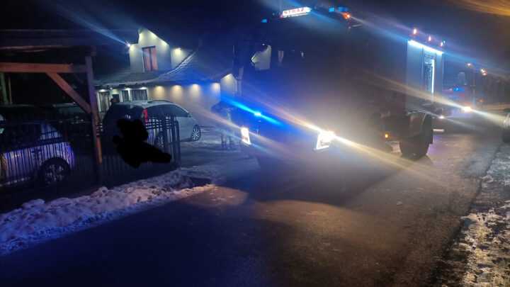 13.12.2021r. godz. 21:55 Grybów ul. Kościuszki
